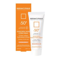 درماتیپیک ضد آفتاب رنگی هیدرا پوست خشک +SPF50 (بژ طبیعی)
