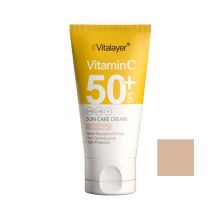 ویتالیر ضد آفتاب رنگی حاوی ویتامین C با +SPF50 (رنگ روشن)